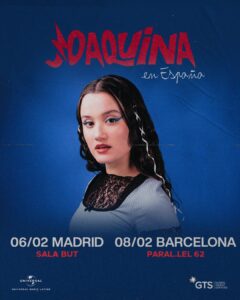 JOAQUINA ANUNCIA NUEVOS SHOWS EN ESPAÑA 1