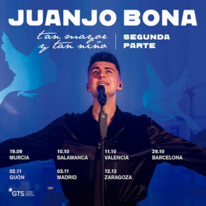 JUANJO BONA CIERRA LA PRIMERA PARTE DE SU GIRA "TAN MAYOR Y TAN NIÑO" CON UN CONCIERTO APOTEÓSICO EN EL FESTIVAL PIRINEOS SUR. 1