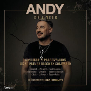 ANDY FIRMA POR GTS, ANUNCIA GIRA EN 2026, Y DEBUTA EN SOLITARIO CON SU NUEVO SINGLE “MARIONETA”