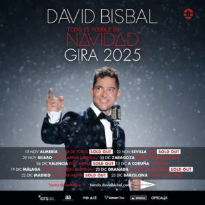DAVID BISBAL SORPRENDE EN LA PUERTA DEL SOL CON UN SHOW NAVIDEÑO SORPRESA PARA INAUGURAR EL “TREN DE LA NAVIDAD”