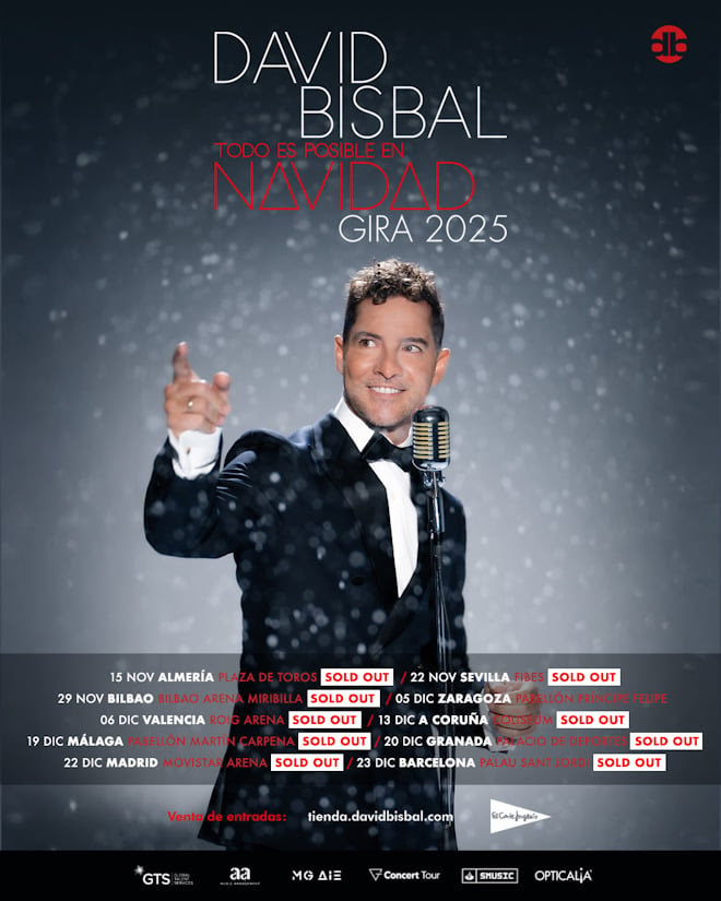 DAVID BISBAL TOCA EL CIELO DE MADRID CON UN ROTUNDO SOLD OUT EN LA RECTA FNAL DE SU GIRA "TODO ES POSIBLE EN NAVIDAD" 2