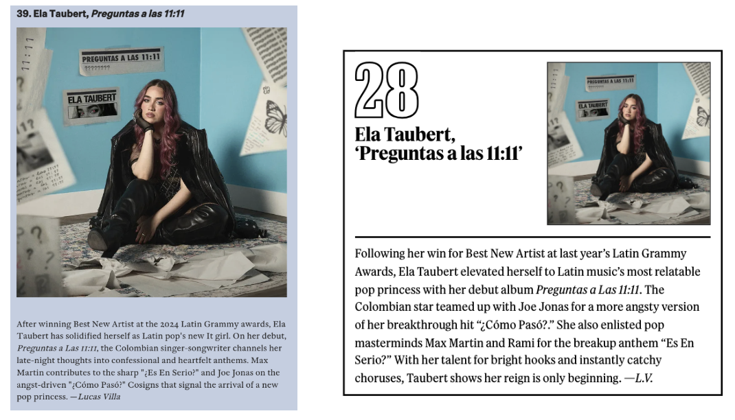 ELA TAUBERT, LA ESTRELLA DEL POP Y GANADORA DEL LATIN GRAMMY®️, CULMINA SU EXITOSA GIRA ‘PREGUNTAS A LAS 11:11 TOUR’ EN LA CIUDAD DE MIAMI MARCANDO EL FIN DE UNA ERA 8