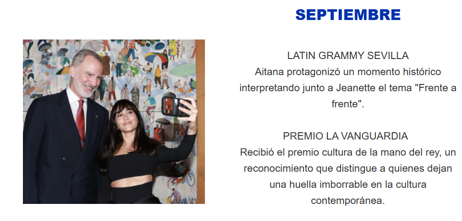 AITANA SU AÑO ÉXITO A ÉXITO 5