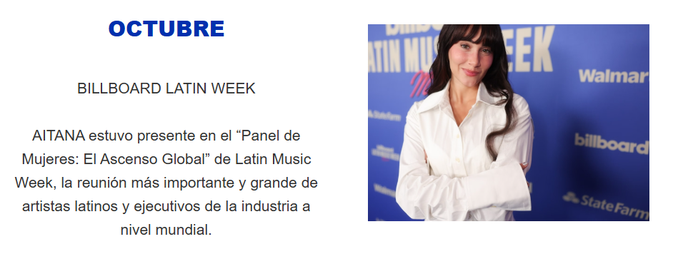 AITANA SU AÑO ÉXITO A ÉXITO 6