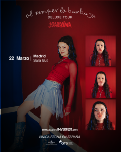 JOAQUINA, LA CANTAUTORA VENEZOLANA, PRESENTA 'AL ROMPER LA BURBUJA 2' 2