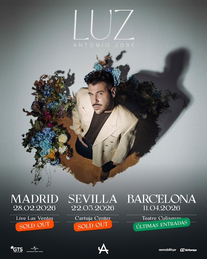 ANTONIO JOSÉ ILUMINA MADRID CON “LUZ” Y ESTRENA EN LIVE LAS VENTAS SU GIRA 2026 2