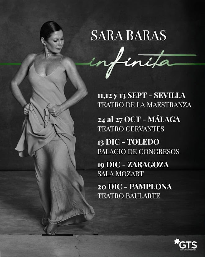 SARA BARAS NOMINADA A LOS NATIONAL DANCE AWARDS UK 2026